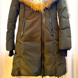 MACKAGE - 💯 Authentic Adali - Down Coat with Natural Fur !!! Size M